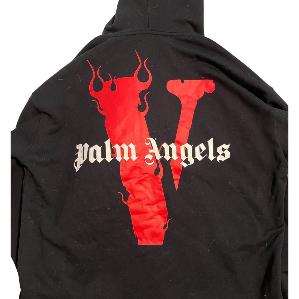Vlone x Palm Angels hoodie black red